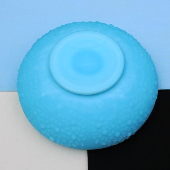 Fenton Satin Blue Bowl - Picture 4 of 8